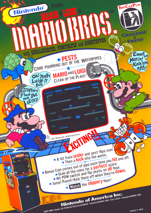 Mario Bros. (Japan) MAME2003Plus Game Cover
